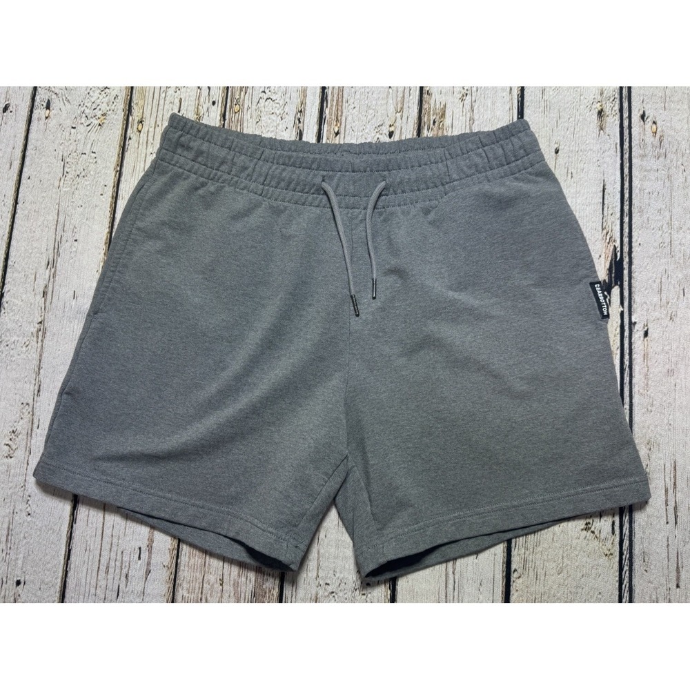 Bear Bottom‎ Shorts Men Large 5.5" Grey Sweat Sweatshorts Elastic Waist
